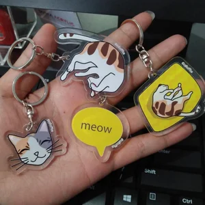 Gantungan kunci Akrilik custom Keychain Promosi