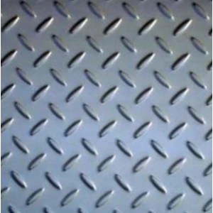 Plat Bordes Checker Plate Stainless Steel 2mm (K)