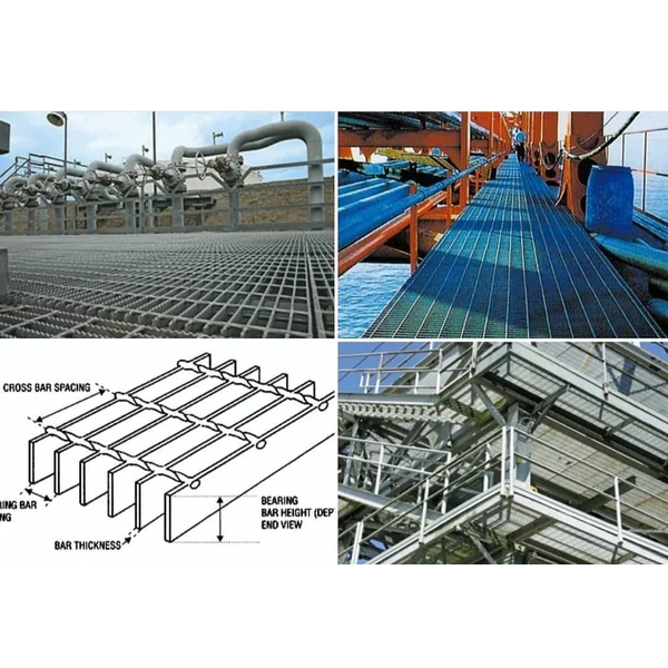 Grating Steel 3/16" x 1"x 90cm x6mtr (Plain)