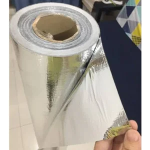 Aluminium foil Woven Metalizing Double Side 