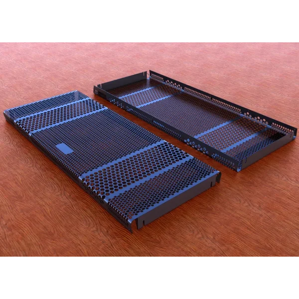 Grill Speaker 12 Inch Plat Berubang Hexagonal Material Besi thickness 1.2mm  Size 870mm X 360mm