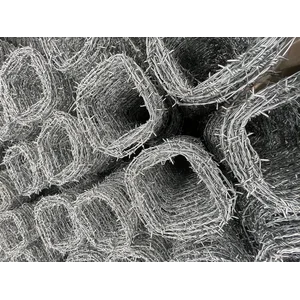 Galvanized Anti-Climb Local Barb Wire Fence