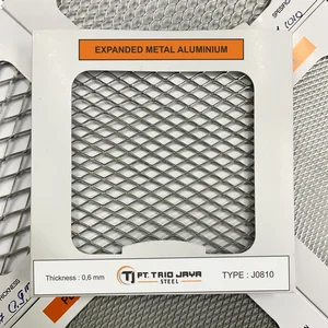 Expanded Mesh Aluminium 0.6mm - J 0810