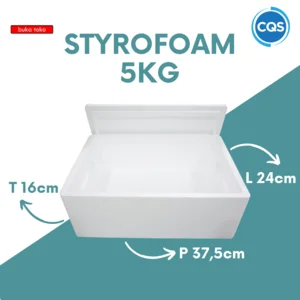 Styrofoam Box 5KG Ikan - Styrofoam Box Uk. 38x24x16cm - Styrofoam Kecil
