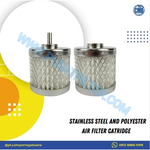 Stainless steel and polyster air filter catridge OD 230 X ID 140 X L. 295 MM