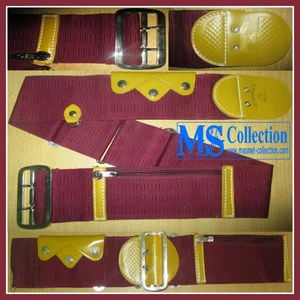 Ikat Pinggang Haji  Sabuk Pangsi Betawi  Maroon 