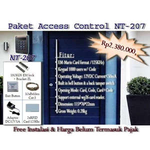 Paket Access Control Pintu Nt-207