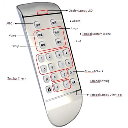 Dari Aksesoris Listrik Remote Controler Smart Home Src100 2