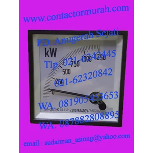 kW meter WTC96AN circular 5A