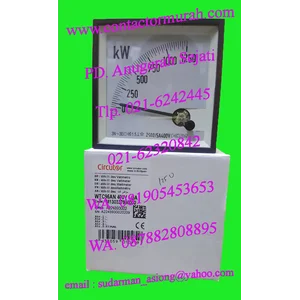 kW meter WTC96AN circular 5A