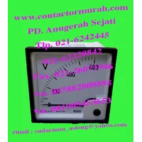 volt meter tipe E24402VGZBSFC7VR 110V crompton