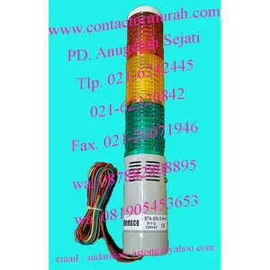  tipe STA-205-3-W+H shemsco lampu tower 220V