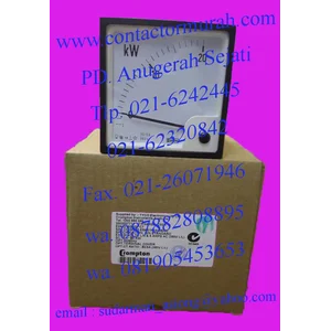tipe E244214GVQ crompton kw meter 5A