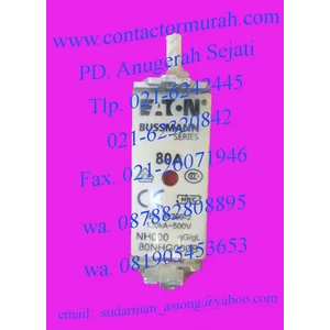 nh fuse tipe 80NHG000B eaton 80A