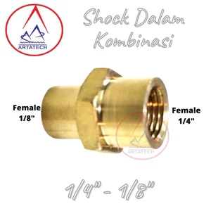 Fitting Pneumatic Shock dalam kombinasi 1/4" - 1/8"