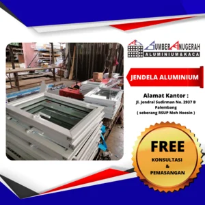 Jendela Aluminium dengan jaminan kualitas