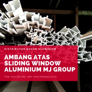 Ambang Atas Sliding Window Aluminium Profile