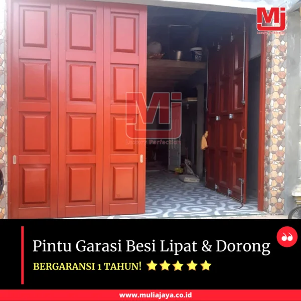 PIntu Garasi Dorong - Pintu Garasi Besi