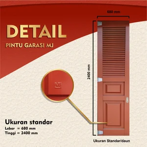 Pintu Garasi Besi MJ - Lipat dan Dorong
