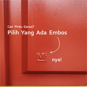 Pintu Garasi Besi MJ - Lipat dan Dorong