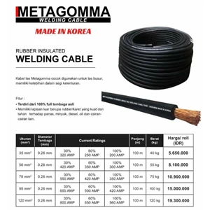 Metagomma Welding Cable Size 50 mm