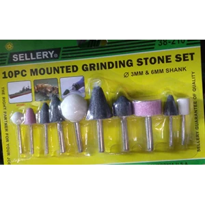 Alat Pertukangan 10Pc Mounted Grinding Stone (38-210)