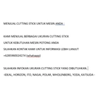 Men Sparepart Mesin Cetak - Cutting Stick  1