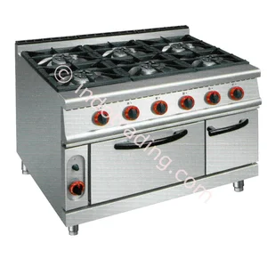 Gas Low Range 6 Burners With Oven - Rq 6