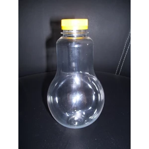 Botol Minuman Plastik Model Lampu Bohlam 325ml