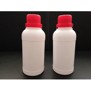 Plastic bottle 500 round white standard 
