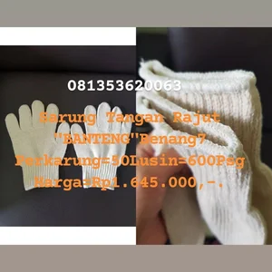 Sarung Tangan Safety Rajut "Banteng" Benang7