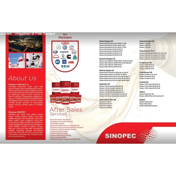 Sinopec Marine Trunk Piston Engine Oil 4012 