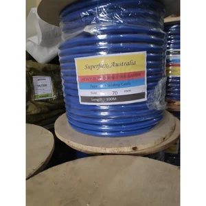 Kabel Las 70 MM / Welding Cable SUPERFLEX 70MM Warna BIRU AUSTRALIA