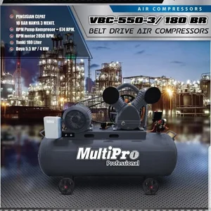 Multipro Kompresor VBC 550-3/180 Belt Drive Air Compressors