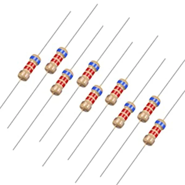 Resistor 6K2 Ohm 6200 Ohm 1/4 W 5%