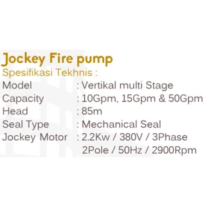 POMPA PEMADAM KEBAKARAN JOCKEY FIRE PUMP