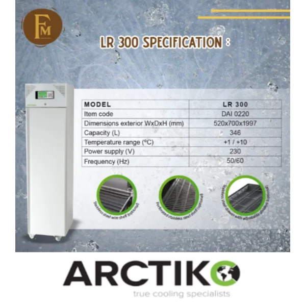 Peralatan Medis Lainnya Kulkas Laboratorium Model LR300