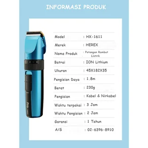 Alat Cukur Rambut Korea Cordless