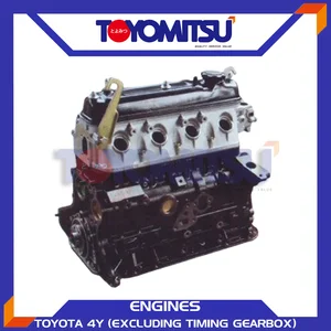 Mesin Unit Toyota 4Y (Excluding Timing Gearbox)