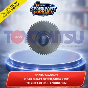 GEAR SHAFT SPEED 51X32X10T 33331-26600-71 FORKLIFT TOYOTA 8FD30 ENGINE 1DZ