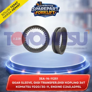 GEAR SLEEVE GIGI TRANSFER GIGI KOPLING 36T 3EA-14-11251 FORKLIFT KOMATSU FD20 FD30 FD11 ENGINE C240 4D95L