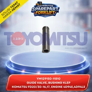 GUIDE VALVE BUSHING VALVE BUSHING KLEP YM129150-11810 FORKLIFT KOMATSU FD20 FD30 FD16 FD17 ENGINE 4D94E 4D94LE