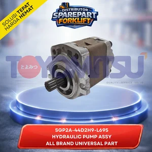 HYDRAULIC PUMP ASSY POMPA HIDROLIS SGP2A-44D2H9-L695 FORKLIFT ALL BARND UNIVERSAL PART