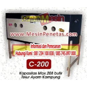 Mesin Penetas Telur Unggas C-200 Kapasitas 208 Butir