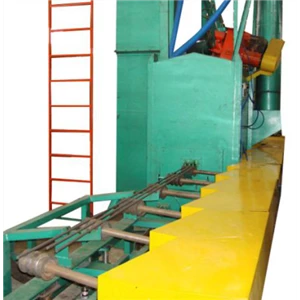 Steel pipe inner and out wall shot blasting machine 