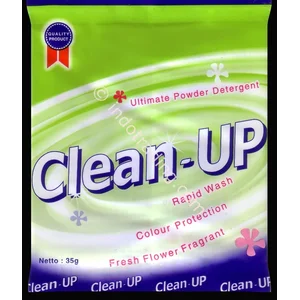Flower Detergent Powder Brand Clean-Up