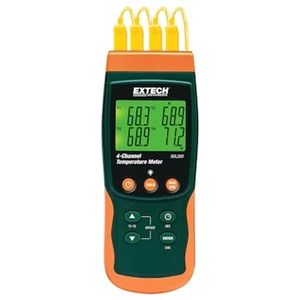 Extech Data Logging Thermometer 4-Channel  Termometer Digital