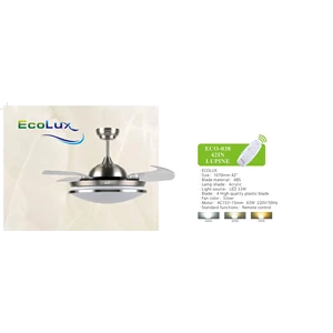 Ceiling Fan remote Ecolux Model Lupine dia. 42