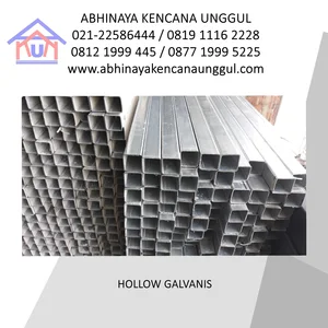 HOLLOW GALVANIS 50X50X2.0MM