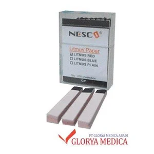 Alat Kesehatan Lainnya Kertas Lakmus Red/Blue/Netral  Nesco ( 200 Lmbr/Ktk)